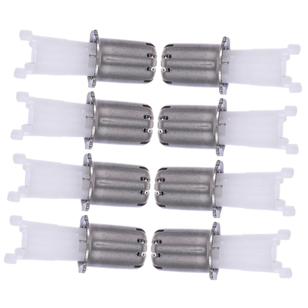 Cabilock 8pcs Nose Hair Trimmer Replacement Heads with High-Grade Steel Cutters Washable Electric Nose Hair Clipper Accessories for Men Precise Grooming Steel Material