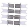 Cabilock 8pcs Nose Hair Trimmer Replacement Heads with High-Grade Steel Cutters Washable Electric Nose Hair Clipper Accessories for Men Precise Grooming Steel Material view 1