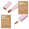 LOORGVEL Dual-ended Lip Brush with Ergonomic Handle Compact Portable Lipstick and Lip Gloss Applicator for Precise Makeup Touch-ups Travel-friendly Small Concealer Brush view 3