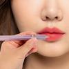 LOORGVEL Dual-ended Lip Brush with Ergonomic Handle Compact Portable Lipstick and Lip Gloss Applicator for Precise Makeup Touch-ups Travel-friendly Small Concealer Brush view 4