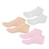 Cabilock 3 Pairs Moisturizing Aloe Foot Socks Reusable Elastic Lotion Socks for Dry Cracked Heels and Rough Calluses Fits Washable Spa Foot Care Treatment for Women and Men view 1