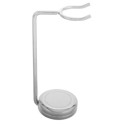 UKCOCO Alloy Razor Stand with Soft Brush Holder for Men Shaving Brush Organizer for Bathroom Countertop Space-saving Mount Protecting Bristles for Salon and Home Use