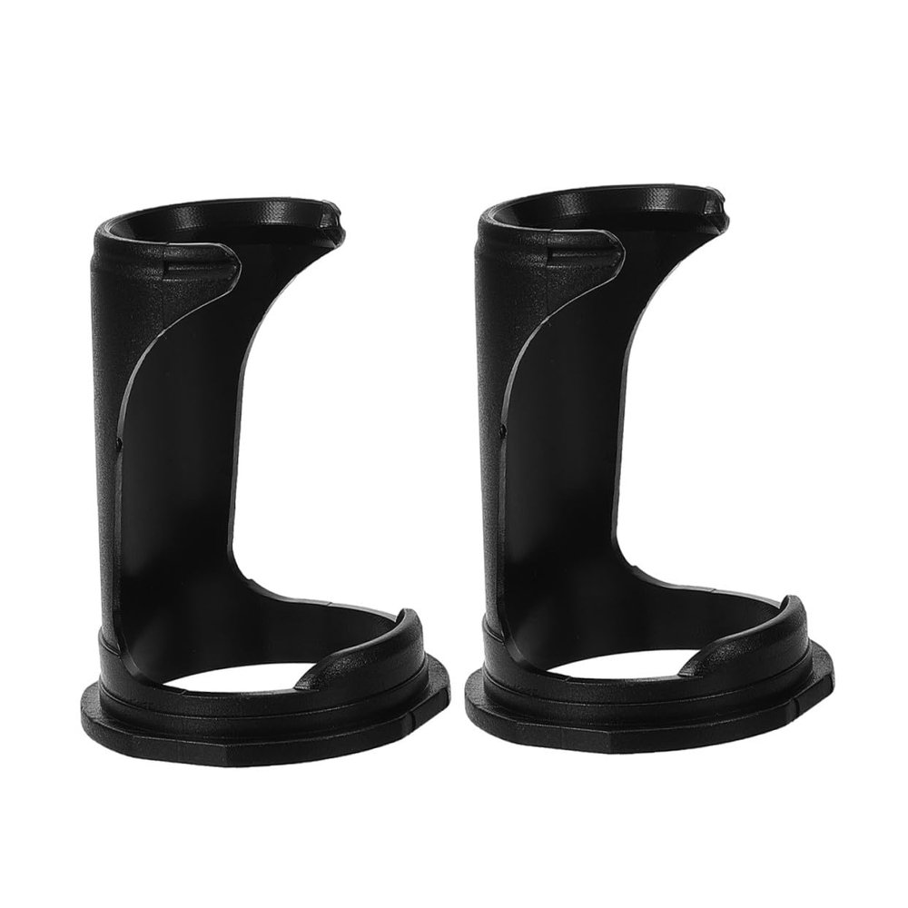 Cabilock 2pcs Portable Plastic Grooming Tool Stand for Men Shaving Brush and Razor Holder Compact Beard Brush Organizer for Desktop and Travel Easy to Clean