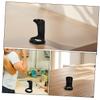 Cabilock 2pcs Portable Plastic Grooming Tool Stand for Men Shaving Brush and Razor Holder Compact Beard Brush Organizer for Desktop and Travel Easy to Clean view 3