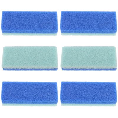 MERRYHAPY 6pcs Foot Pumice Stones Small Block Heel Scrubber Exfoliating Foot File for Dead Skin Removal and Massage Stimulates Circulation for Spa Pedicure Use
