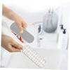 Cabilock 2 Pcs Stainless Steel Pedicure File Double Sided Callus Remover Foot Scrubber Rasp for Dead Skin Exfoliating Hard Skin Heel Grater White view 2