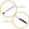 GETAJGHSD Double-ended Makeup Brush for Women Soft Bristle Eyebrow Applicator with Spiral Brow Groomer Portable Dual-headed Brush for Precise Brow Lamination and Smooth Makeup Application view 3