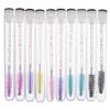 SHERCHPRY 30pcs Disposable Mascara Wands with Tubes Lightweight Eyelash Brush Applicators Spiral Head for Eyelash Extensions and Makeup Travel Use Random Color view 1