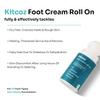 Foot Cream Roll On with 20% Urea, 2% Lactic Acid, Glycerine & Olive Oil for Dry Feet, Cracked Heels & Diabetic Foot | Non Sticky Formulation - 50ml view 2