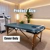 Yoquare 28 Inches Wide Vinyl Massage Table Cover with Face Hole | 100% PU Massage Table Cover Protector | Wipeable, Reusable & Waterproof Vinyl Cover for Square Massage Tables Dark Blue,70cm,1Pack view 2