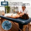 Yoquare 28 Inches Wide Vinyl Massage Table Cover with Face Hole | 100% PU Massage Table Cover Protector | Wipeable, Reusable & Waterproof Vinyl Cover for Square Massage Tables Dark Blue,70cm,1Pack view 4
