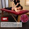 32 Inches Wide Vinyl Massage Table Cover with Face Hole | 100% PU Massage Table Cover Protector | Wipeable, Reusable & Waterproof Vinyl Cover for Square Massage Tables Dark Red,80cm,1Pack view 4