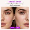 Electric Sonic Face Razor Tool for Women with 10 Replacement Blades, 3 Adjustable Speeds, Gentle Peach Fuzz Remover for Face Exfoliation and Hair,Built-in LED Light Dermaplane Razor Eyebrow Trimmer view 3