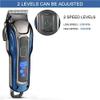YHNNH Professional Men's Hair Clipper, Smart Display, 4-Speed Adjustable, Electric Hair Clipper and Shaving Trimmer. view 2