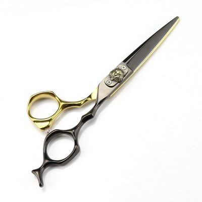 Professional Hair Cutting Shears, 6 INCH Professional Steel Tiger Decoration Hair Scissors Haircut thinning Barber Tools Hair Cutting Shears Hairdressing Scissors (Cutting