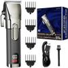YHNNH Men's Hair Clippers, Professional Beard Trimmers, Cordless Electric Adjustable Hair Clippers, Rechargeable. view 3