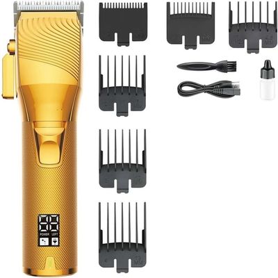 YHNNH Men's Professional Hair Clippers, Beard Trimmer, Cordless Rechargeable Hair Clippers, Adjustable Electric Hair Clipper