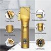 YHNNH Men's Professional Hair Clippers, Beard Trimmer, Cordless Rechargeable Hair Clippers, Adjustable Electric Hair Clipper view 2