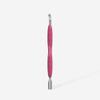 Staleks PRO Manicure Pusher with Silicone Handle Gummy UNIQ 10 TYPE 4.2  Narrow Rounded Pusher + Bent Blade (Professional Dual-Ended Cuticle Pusher) view 1