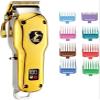 YHNNH Men's Hair Clipper, All-Metal Casing, Corded/Wireless Dual-use, Professional Beard Trimmer, Electric Rechargeable Hair Clipper. view 1