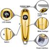 YHNNH Men's Hair Clippers, Professional Beard Trimmers, All-Metal Electric Beard Trimmers, Rechargeable Electric Hair Clippers(Silver) view 2