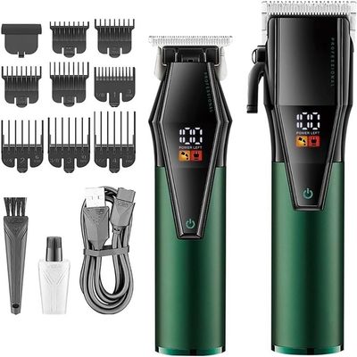 YHNNH Men's Professional Hair Clipper, Electric Hair Clipper Set, with LED Display, Rechargeable Digital Display Electric Clippers.