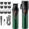 YHNNH Men's Professional Hair Clipper, Electric Hair Clipper Set, with LED Display, Rechargeable Digital Display Electric Clippers. view 1