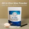 Full Body Wax Powder for Women and Men - 5 Minutes Painless Herbal Wax Powder for Hair Removal | Easy to Use at Home, No Chemicals - No Irritation (200g) (200g, D-Tan) view 2