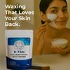 Full Body Wax Powder for Women and Men - 5 Minutes Painless Herbal Wax Powder for Hair Removal | Easy to Use at Home, No Chemicals - No Irritation (200g) (200g, D-Tan) view 3
