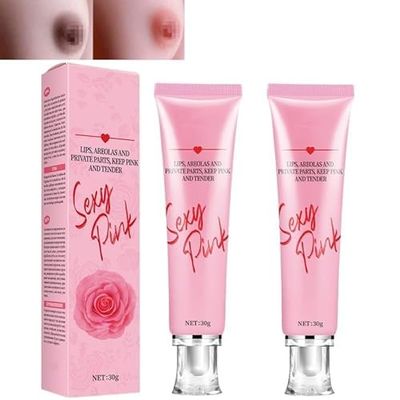 2PCS Pink Privates Intimate Area Cream, Rosa Privates rea ntima Crema, labios y pezones crema, Lips & Nipple Cream, Piel Cara Crema Corporal labios Crema Axila