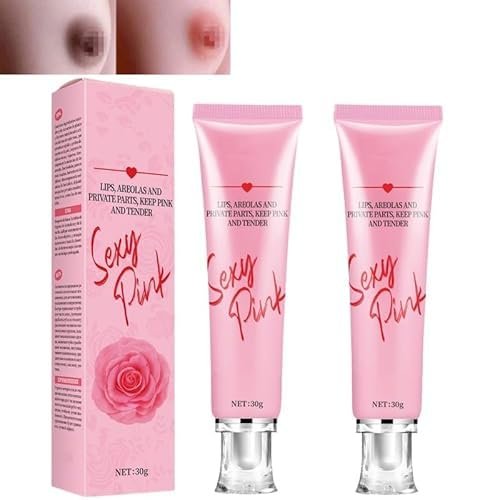 2PCS Pink Privates Intimate Area Cream, Rosa Privates rea ntima Crema, labios y pezones crema, Lips & Nipple Cream, Piel Cara Crema Corporal labios Crema Axila
