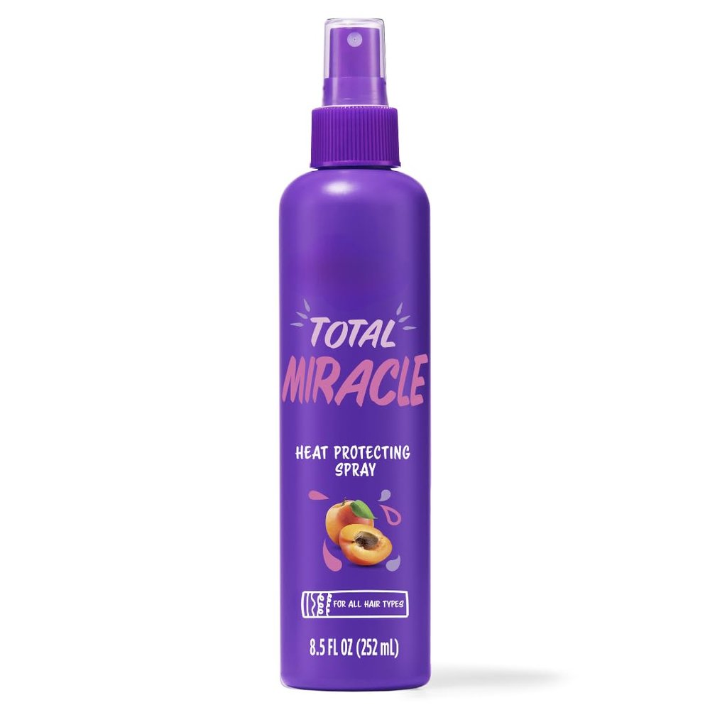 Au~ssie Total Miracle Heat Protecting Spray, for All Hair Types, Sulfate Free, 8.5 fl oz