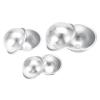 AYNEFY Metal Bath Bomb, Fizzy Crafting DIY Cake Mould Tools Aluminum Alloy Semicircle Cake Baking Tool Crafts Crafting Press Mould for Handmade Soaps Candle Cake Ice Cream (Type 1) view 1