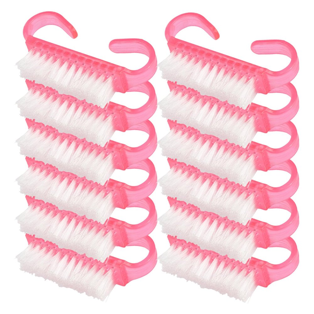 HEANUJJ 50pcs Nail Brush: Nail Art Hand Scrubbing Cleaning Dusting Brushes Set - Dust Powder Remover For Home Use And Professional Salon