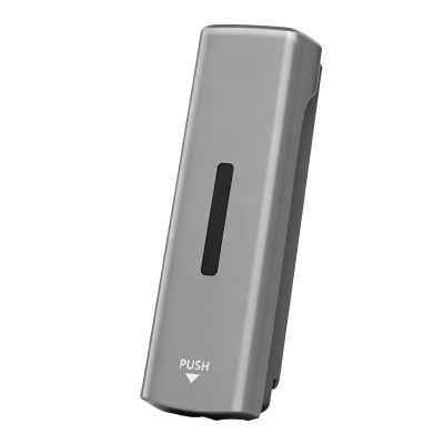 AYNEFY Refillable Wall Hand Automatic Liquid Wall Mounted with Anti Leak Pump & Clear View Window for Kitchen Bathroom Hotel (Grey)