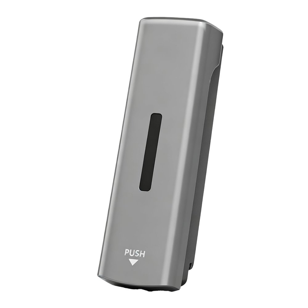 AYNEFY Refillable Wall Hand Automatic Liquid Wall Mounted with Anti Leak Pump & Clear View Window for Kitchen Bathroom Hotel (Grey)