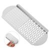 COOPHYA 3pcs Foot File Stainless Steel Heel Exfoliating Tool Dead Skin Remover Callus Scraper Ergonomic Foot Scrubber and Cracked Heel Care view 3