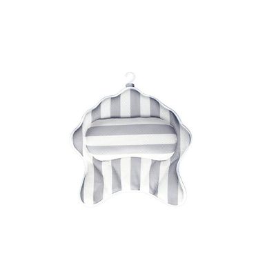 3D Mesh Bath Pillow Bathtub Bathroom Soak Machine Washable Back