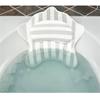 3D Mesh Bath Pillow Bathtub Bathroom Soak Machine Washable Back view 2