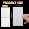 100pcs Perm Papers for Hair, Disposable Heat-Resistant End Papers Hair Paper Wraps Curling Paper for Salon Shop, White view 2