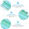 ARTSEWPLY 10Pcs Exfoliating Shower Gloves for Deep Body Cleaning Five-finger Bath Scrubber with Elastic Wrist for Gentle Dead Skin Removal Mixed Colors view 3