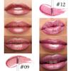 evpct 2Pcs Pink Red Hot Pink Metallic Glitter Lip Liner and Lipstick Combo, Shimmery Lip Gloss Stain Set Makeup for Women Long Lasting Waterproof 24, Metallic Shimmer Iridescent Glossy Liquid Lipstick view 3