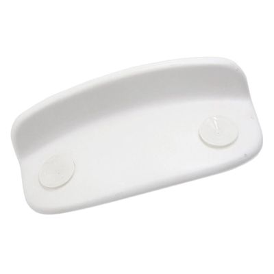 CIMAXIC Tub Pillow with Suction Cups for Neck and Back Support Non-Slip Breathable Bath Cushion for Spa and Bathtub Relaxation White Headrest Suitable for Bathroom Tubs