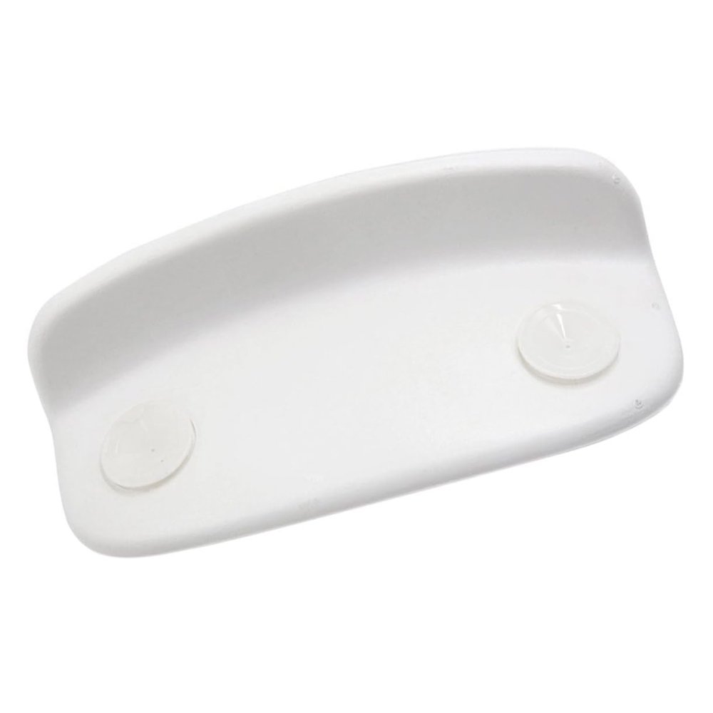 CIMAXIC Tub Pillow with Suction Cups for Neck and Back Support Non-Slip Breathable Bath Cushion for Spa and Bathtub Relaxation White Headrest Suitable for Bathroom Tubs