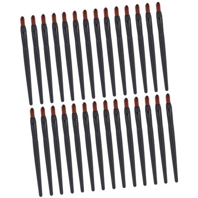 CHILDWEET 50pcs Disposable Lip Brush Applicator Sticks Portable Makeup Brushes for Lipstick Lip Gloss Concealer Travel-friendly Compact Cosmetic Tool for Professionals