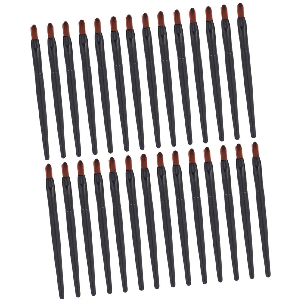 CHILDWEET 50pcs Disposable Lip Brush Applicator Sticks Portable Makeup Brushes for Lipstick Lip Gloss Concealer Travel-friendly Compact Cosmetic Tool for Professionals