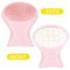 ABOOFAN Double-Sided Silicone Facial Scrubber Soft Bristle Face Cleaning Brush for Deep Cleansing Gentle Exfoliation and Makeup Removal Lightweight and Portable Skin Care Tool for Women view 4