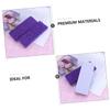 GETAJGHSD 2Pcs Double-Sided Purple Pumice Stone Foot Scraper Callus Remover for Dead Skin Exfoliating Foot Care Portable Pedicure Tool view 2