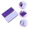 GETAJGHSD 2Pcs Double-Sided Purple Pumice Stone Foot Scraper Callus Remover for Dead Skin Exfoliating Foot Care Portable Pedicure Tool view 3