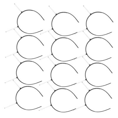 12pcs DIY Spring Hairband Lightweight Portable Headbands with Stable Spring Design for Women Hair Accessories for Costume Party Casual and Formal Events